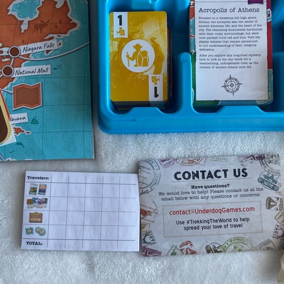 Trekking The World Board Game 2020 Underdog Games Pretend‎ Play Geography Travel - Picture 5 of 9